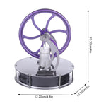 Purple Low Temperature Difference Stirling Engine Coffee Cup Engine - stirlingkit