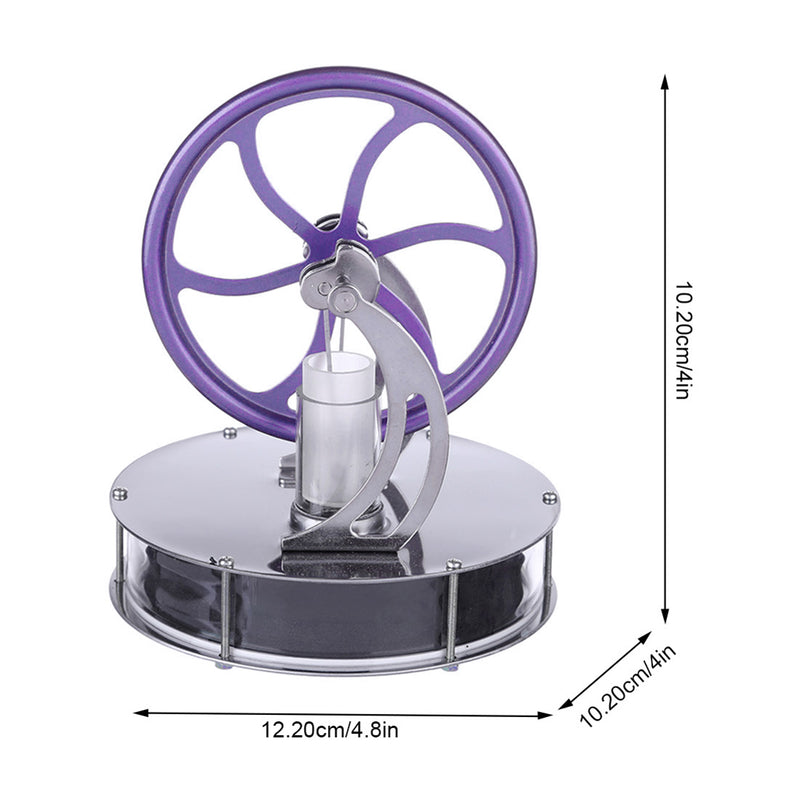 Purple Low Temperature Difference Stirling Engine Coffee Cup Engine - stirlingkit