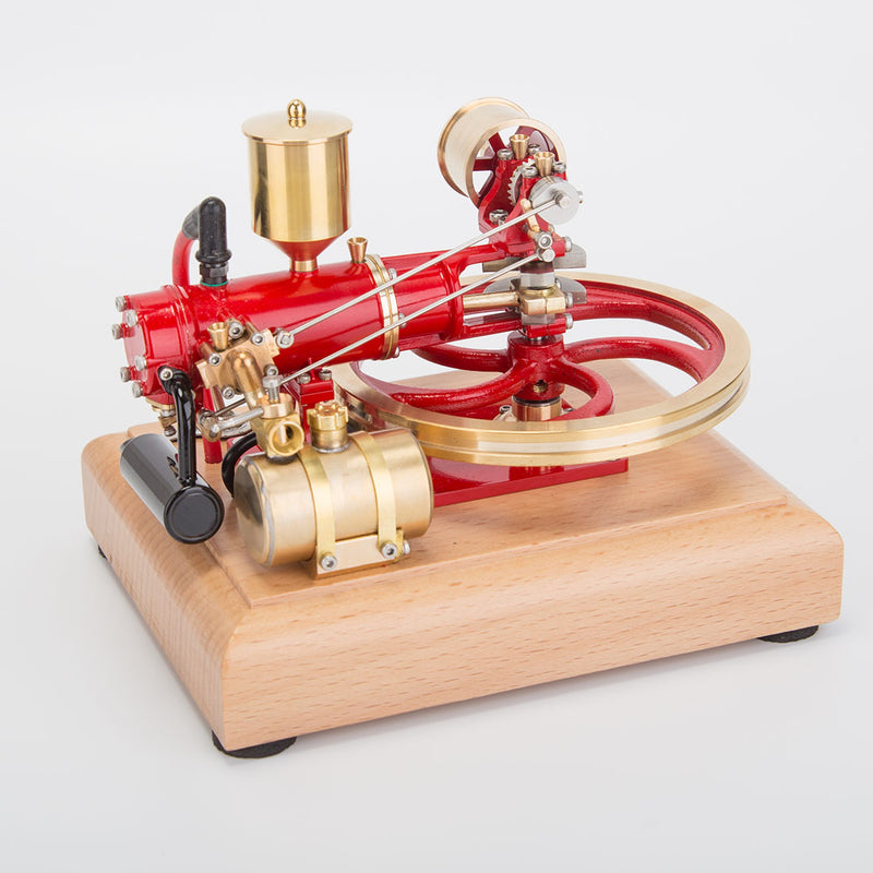 R18 Gas-powered Red 3-wheel Motor World 1st Car Engine Three Wheeler IC Engine Model - stirlingkit