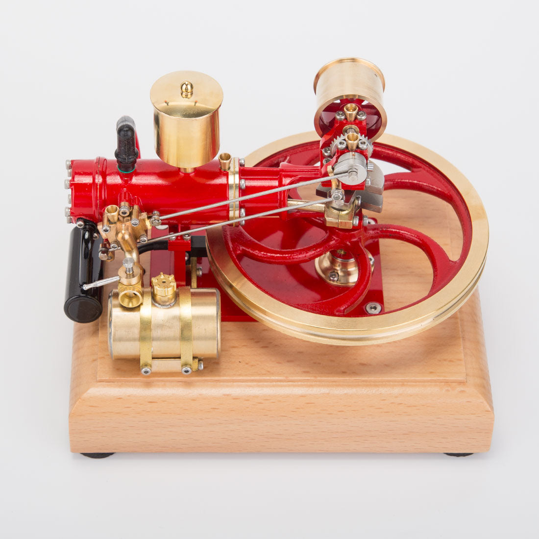 R18 Gas-powered Red 3-wheel Motor World 1st Car Engine Three Wheeler IC Engine Model