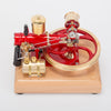 R18 Gas-powered Red 3-wheel Motor World 1st Car Engine Three Wheeler IC Engine Model - stirlingkit