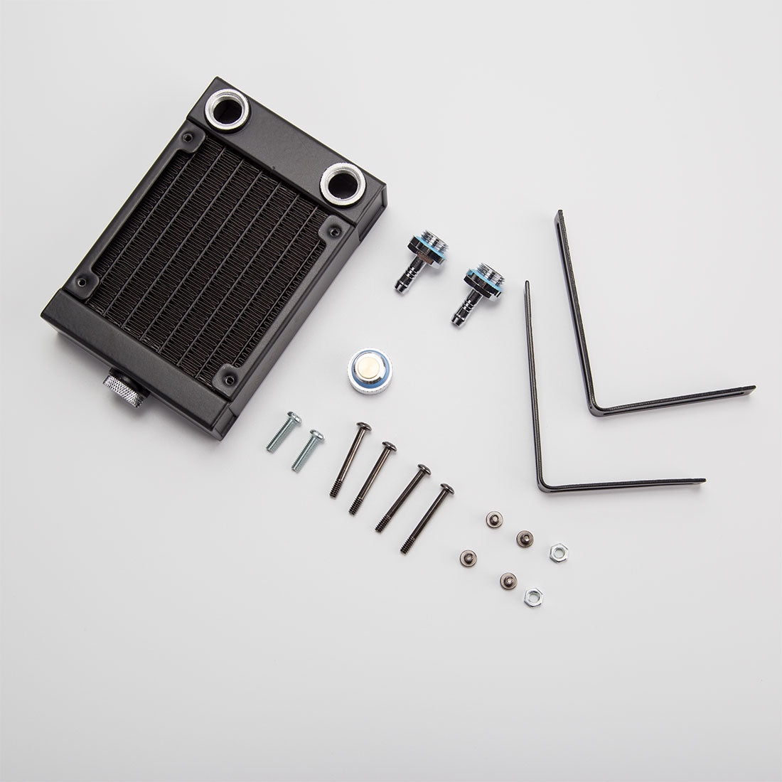 Radiator Tank Water Outlet Assembly with Bracket Kit for CISON L4 & Cison V8-440 Engine Models - stirlingkit
