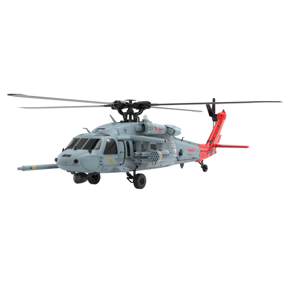 YU XIANG F09-H SH-60 Seahawk RC helicopter in original factory grey red finish