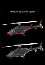 RC ERA A61 Micro RC Airwolf Helicopter 1/53 Scale Gyro with Optical Flow Altitude Hold RTF