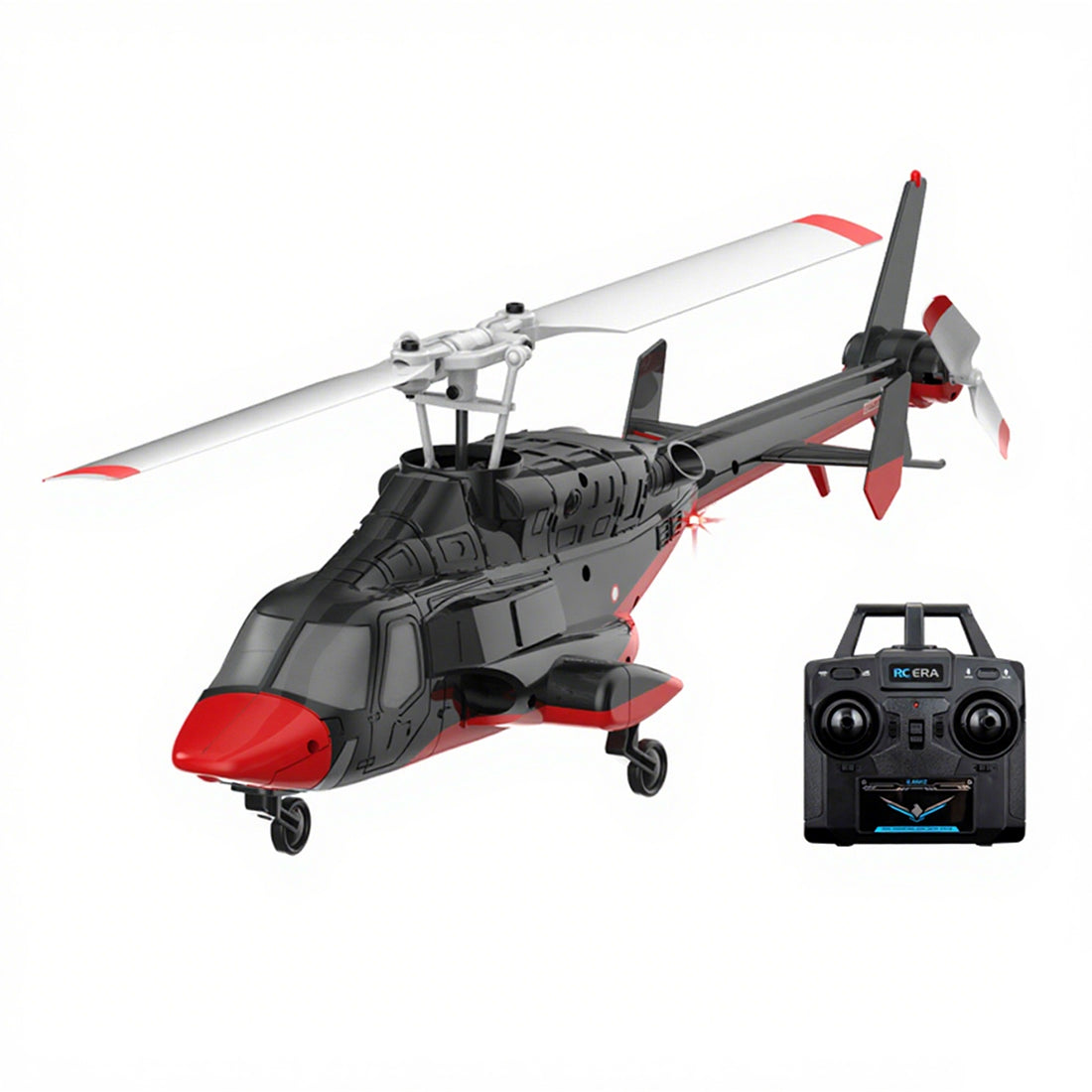 RC ERA A61 Micro RC Airwolf Helicopter 1/53 Scale Gyro with Optical Flow Altitude Hold RTF - stirlingkit