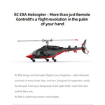 RC ERA A61 Micro RC Airwolf Helicopter 1/53 Scale Gyro with Optical Flow Altitude Hold RTF
