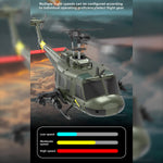 RC ERA C032 UH-1 Huey RTF 2.4G 6CH Flybarless 1/48 RC Helicopter Model for Beginner - stirlingkit