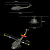 RC ERA C032 UH-1 Huey RTF 2.4G 6CH Flybarless 1/48 RC Helicopter Model for Beginner - stirlingkit