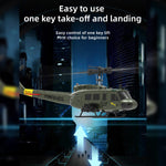 RC ERA C032 UH-1 Huey RTF 2.4G 6CH Flybarless 1/48 RC Helicopter Model for Beginner - stirlingkit