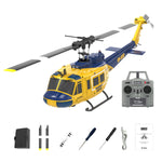 RC ERA C032 UH-1 Huey RTF 2.4G 6CH Flybarless 1/48 RC Helicopter Model for Beginner - stirlingkit