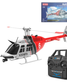 RC ERA C138 206 RC Helicopter 2.4G 6CH 1/33 Scale No Aileron Helicopter with Altitude Hold