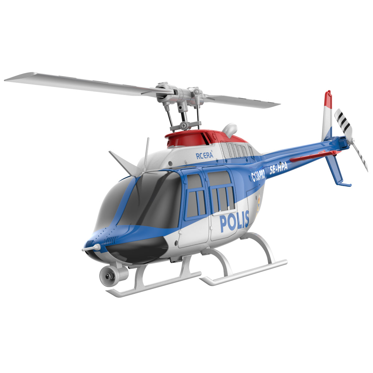 RC ERA C138 PRO Bell 206 Jet Ranger 2.4G 6CH 1/33 Scale RC Helicopter Model RTF - stirlingkit