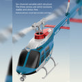 RC ERA C138 PRO Bell 206 Jet Ranger 2.4G 6CH 1/33 Scale RC Helicopter Model RTF - stirlingkit