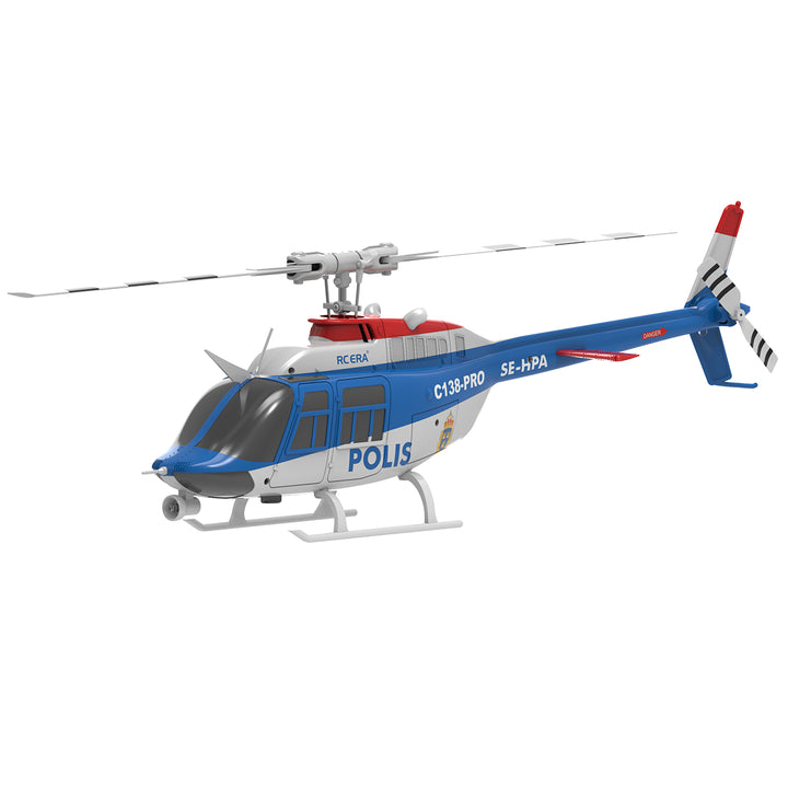 Airwolf Bell 222 Scale RC Helicopter Model - Stirlingkit