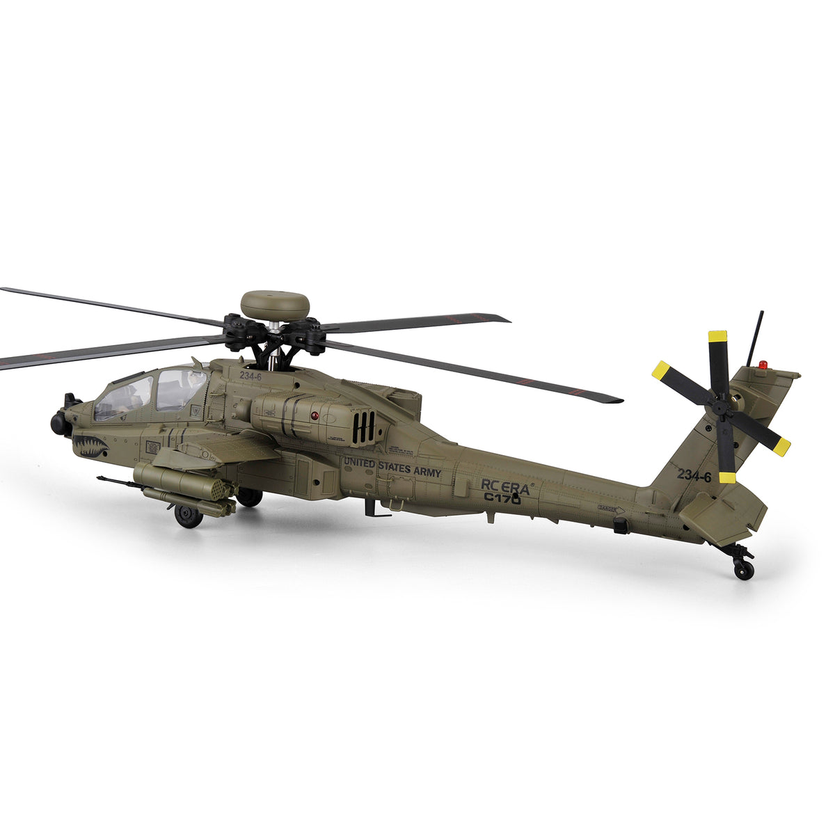 RC ERA C170 AH-64 Apache Small Scale RC Helicopter Model 6CH Optical Flow - stirlingkit