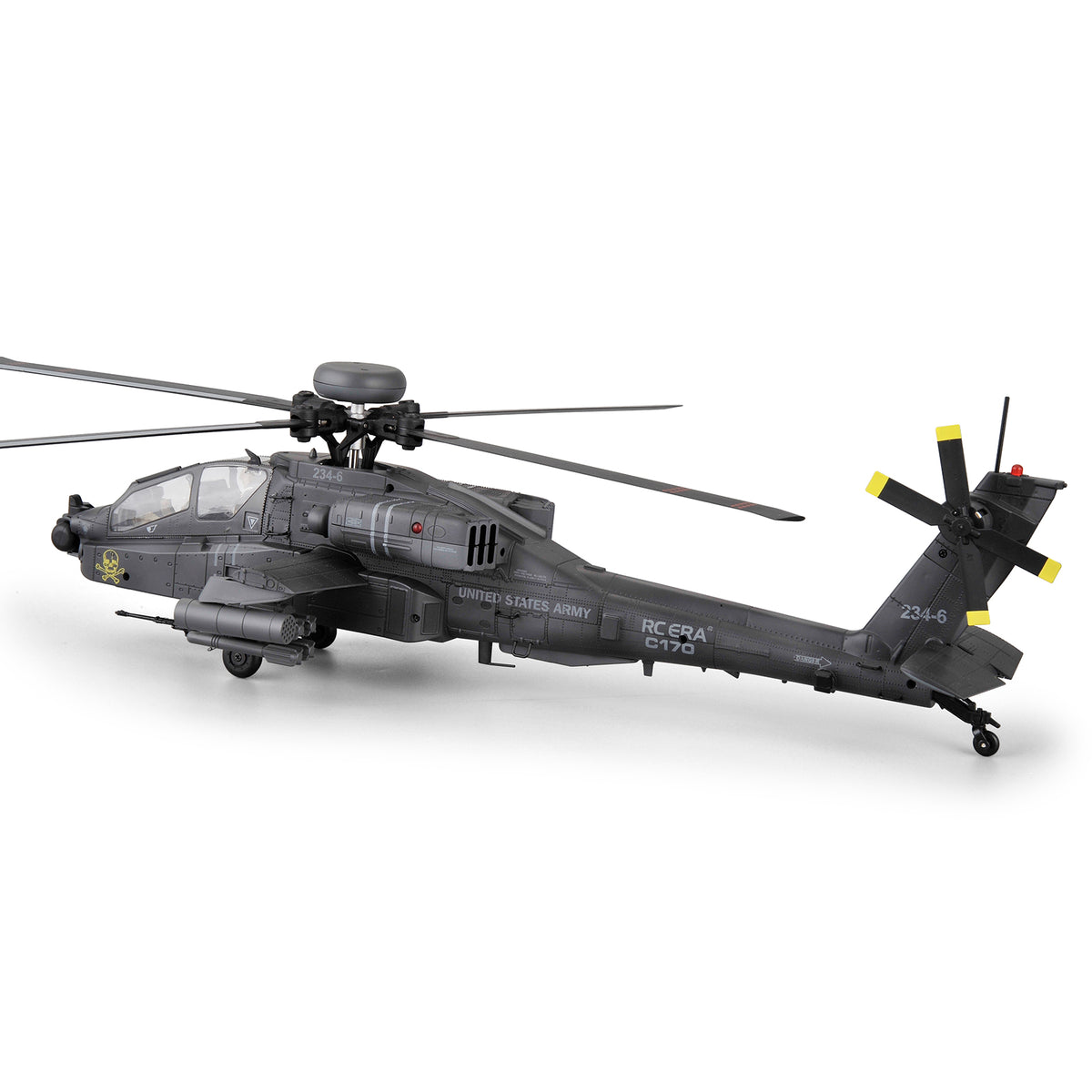 RC ERA C170 AH-64 Apache Small Scale RC Helicopter Model 6CH Optical Flow - stirlingkit