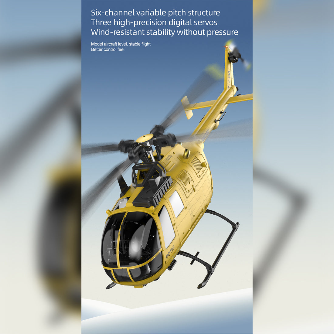 RC ERA C180 B0105 RTF RC Helicopter 2.4G 6CH Optical Flow 1/25 Scale - stirlingkit