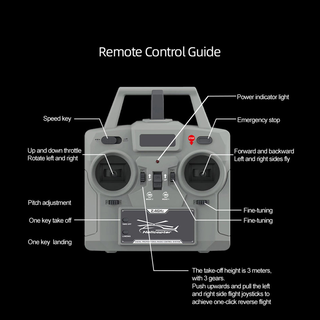 RC ERA C180 B0105 RTF RC Helicopter 2.4G 6CH Optical Flow 1/25 Scale - stirlingkit