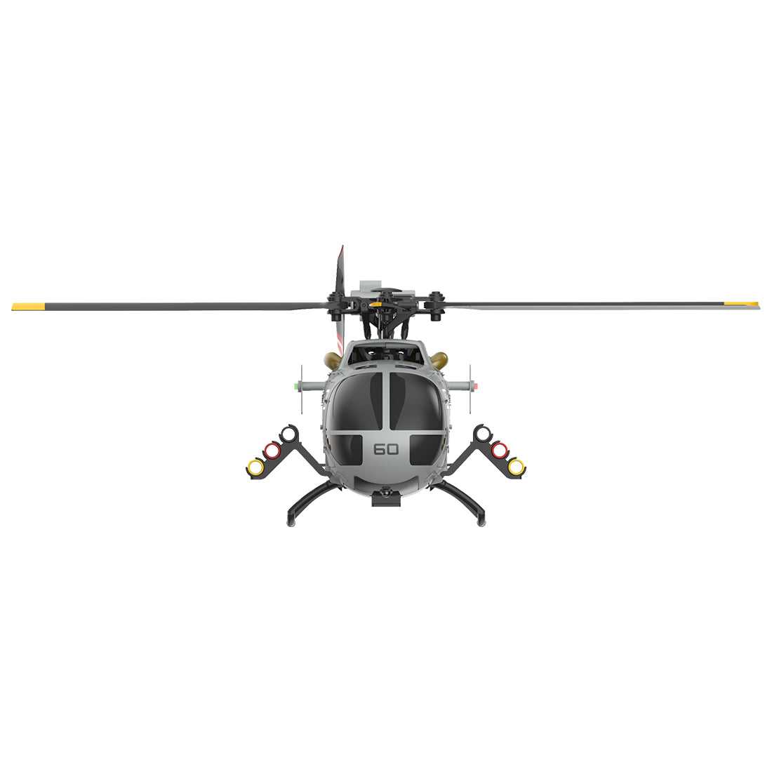 RC ERA C186S 6CH RC BO-105 Helicopter 1/48 Micro Scale 2.4G Military RC Plane with Optical Flow Positioning - stirlingkit