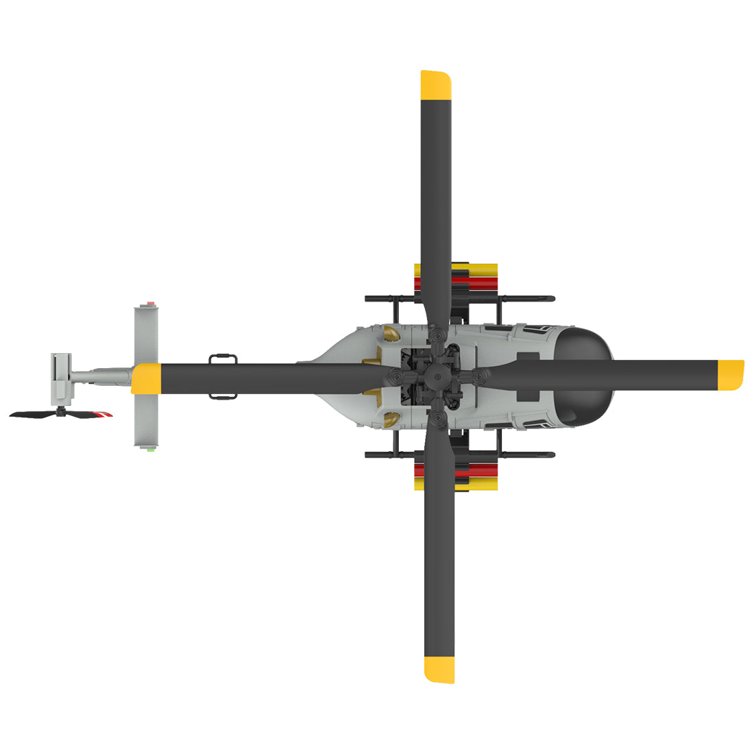 RC ERA C186S 6CH RC BO-105 Helicopter 1/48 Micro Scale 2.4G Military RC Plane with Optical Flow Positioning - stirlingkit