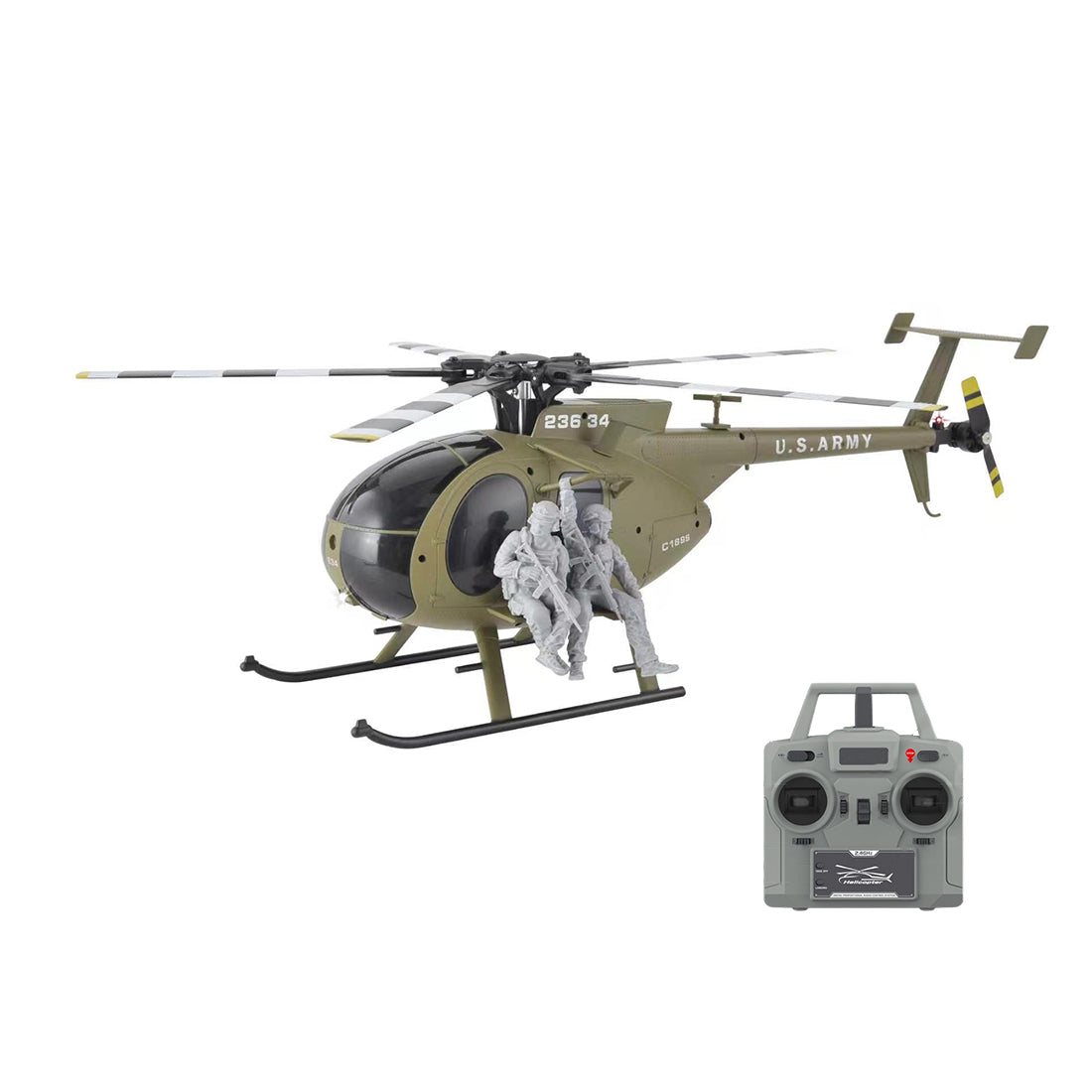 RC ERA C189S MD500 Round Head Little Bird RC Helicopter with Optical Flow Positioning RTF