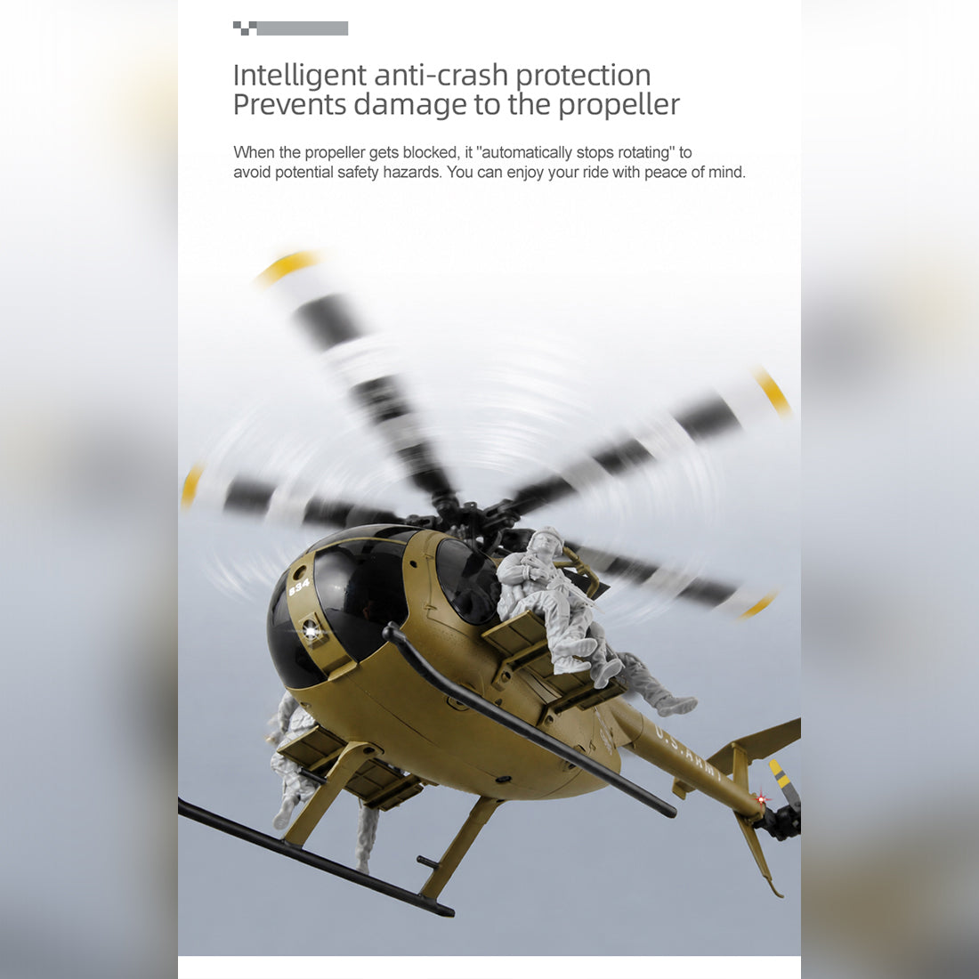 RC ERA C189S MD500 Round Head Little Bird RC Helicopter with Optical Flow Positioning RTF