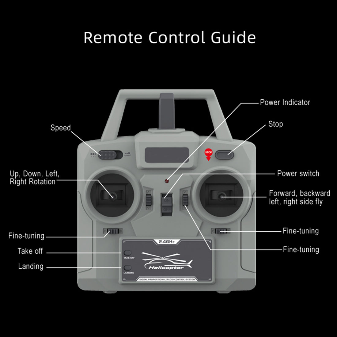 RC ERA C189S MD500 Round Head Little Bird RC Helicopter with Optical Flow Positioning RTF