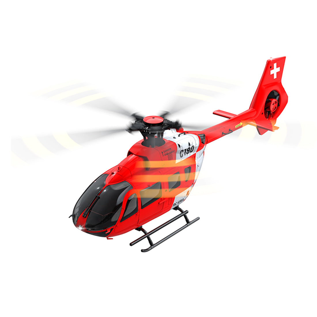 RC ERA C190 Powerful Beginner RC Helicopter Ready to Fly with 6-Axis Altitude Hold Optical Flow Positioning - stirlingkit