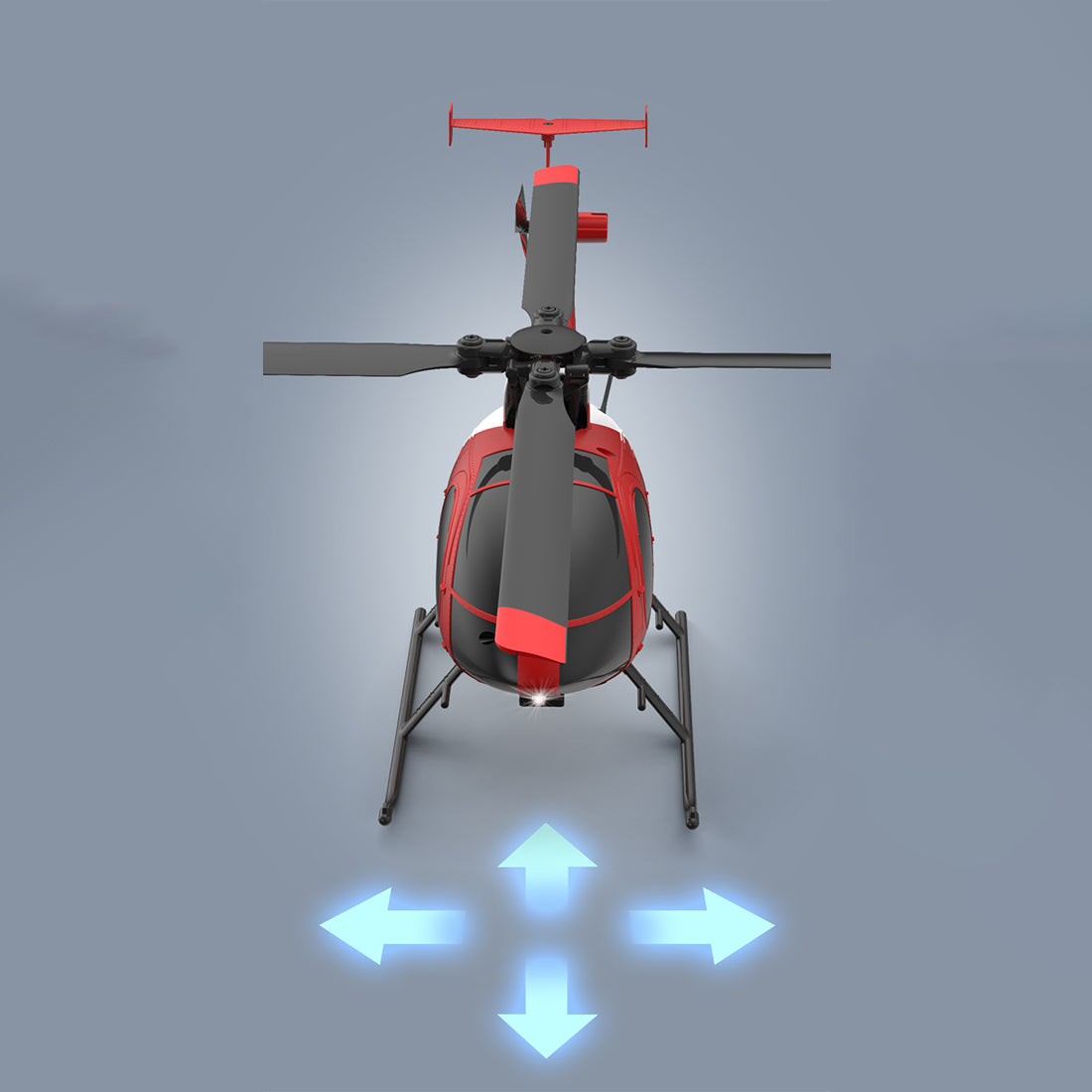 RC ERA ERA C184 MD500 Little Bird RTF RC Helicopter 2.4G 4CH Optical Flow 1/48 Scale 110 Size - stirlingkit