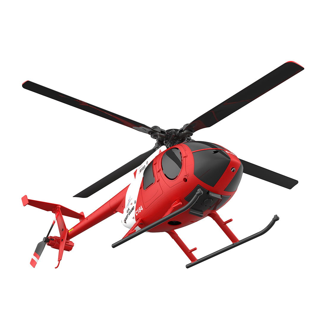 RC ERA ERA C184 MD500 Little Bird RTF RC Helicopter 2.4G 4CH Optical Flow 1/48 Scale 110 Size - stirlingkit