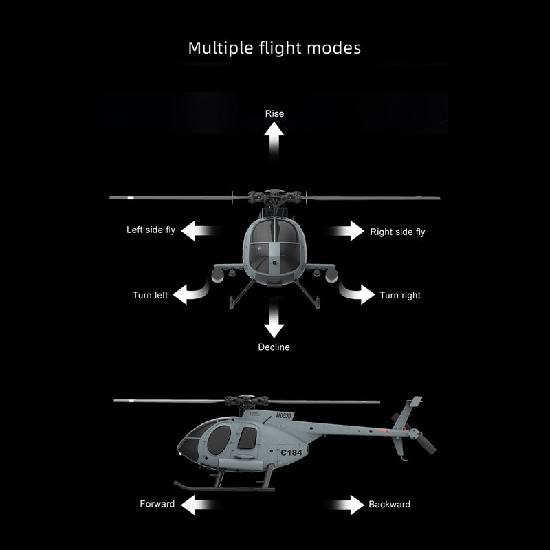 RC ERA ERA C184 MD500 Little Bird RTF RC Helicopter 2.4G 4CH