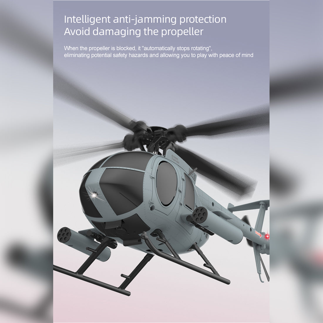 RC ERA ERA C184 MD500 Little Bird RTF RC Helicopter 2.4G 4CH Optical Flow 1/48 Scale 110 Size - stirlingkit