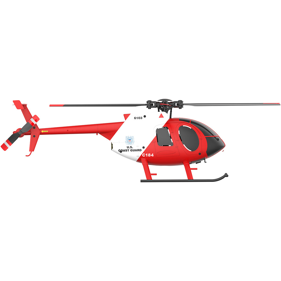 RC ERA ERA C184 MD500 Little Bird RTF RC Helicopter 2.4G 4CH Optical Flow 1/48 Scale 110 Size - stirlingkit