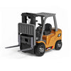 RC Forklift Remote Control Forklift With Flatbed Trailer Pullback Car 1/64 Scale 2.4G Kids Toy