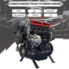 V4 Car Engine Model Full Metal Assembling Four-cylinder Building Kits for Researching Industry Studying/Toy/Gift