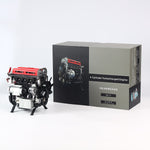 TECHING Build Your Own 4 Cylinder Engine Kits for Adults with Turbocharger DM111 Upgrade - stirlingkit