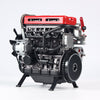 V4 Car Engine Model Full Metal Assembling Four-cylinder Building Kits for Researching Industry Studying/Toy/Gift