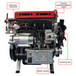 TECHING Build Your Own 4 Cylinder Engine Kits for Adults with Turbocharger DM111 Upgrade - stirlingkit