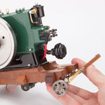 RETROL 1/8 3.6cc Vintage Gasoline Engine Trailer Mini Single Cylinder Four-Stroke ICE Model - stirlingkit