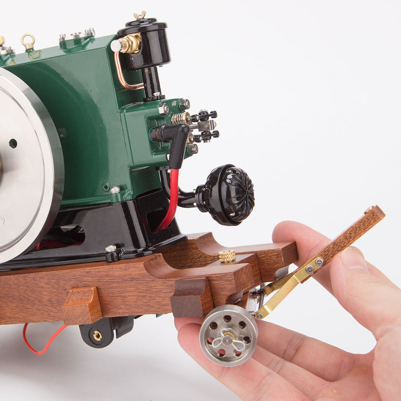RETROL 1/8 3.6cc Vintage Gasoline Engine Trailer Mini Single Cylinder Four-Stroke ICE Model - stirlingkit