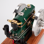 RETROL 1/8 3.6cc Vintage Gasoline Engine Trailer Mini Single Cylinder Four-Stroke ICE Model - stirlingkit