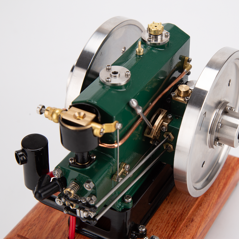 RETROL 1/8 3.6cc Vintage Gasoline Engine Trailer Mini Single Cylinder Four-Stroke ICE Model - stirlingkit
