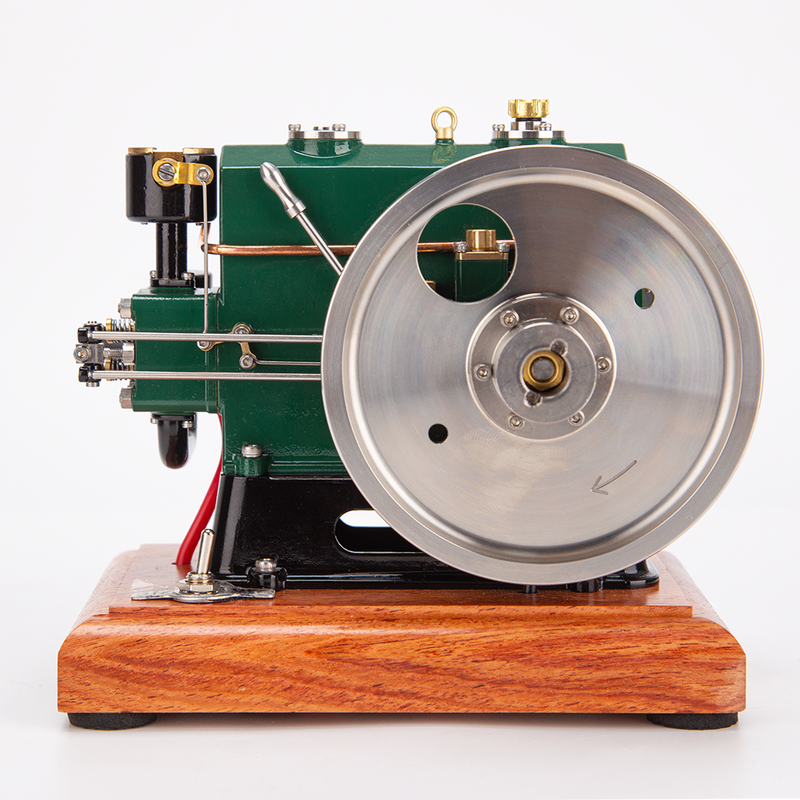 RETROL 1/8 3.6cc Vintage Gasoline Engine Trailer Mini Single Cylinder Four-Stroke ICE Model - stirlingkit