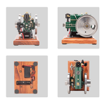 RETROL 1/8 3.6cc Vintage Gasoline Engine Trailer Mini Single Cylinder Four-Stroke ICE Model - stirlingkit