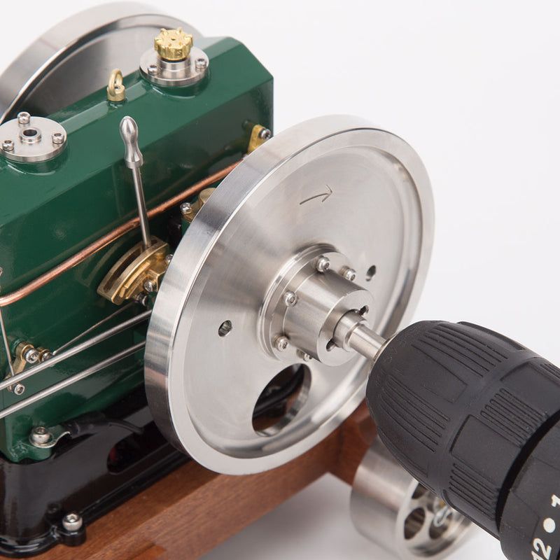 RETROL 1/8 3.6cc Vintage Gasoline Engine Trailer Mini Single Cylinder Four-Stroke ICE Model - stirlingkit