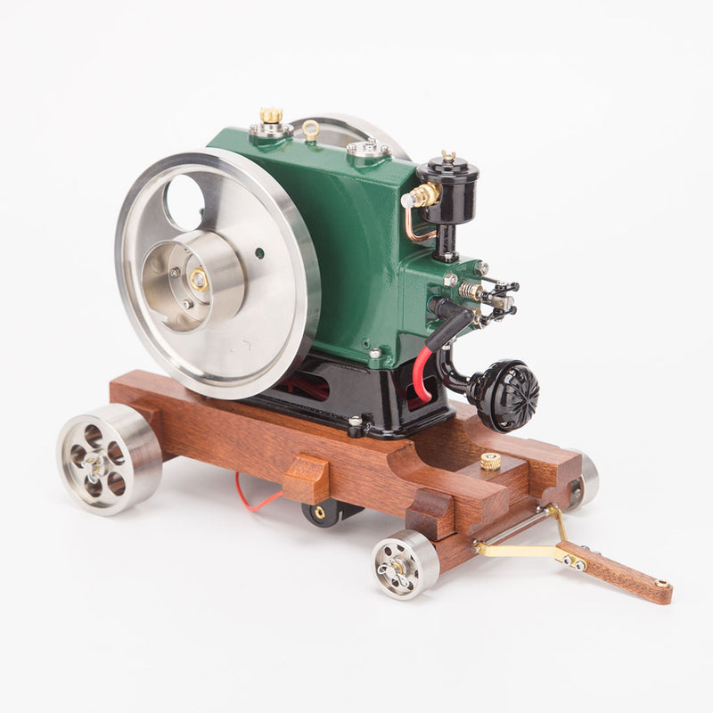 RETROL 1/8 3.6cc Vintage Gasoline Engine Trailer Mini Single Cylinder Four-Stroke ICE Model - stirlingkit