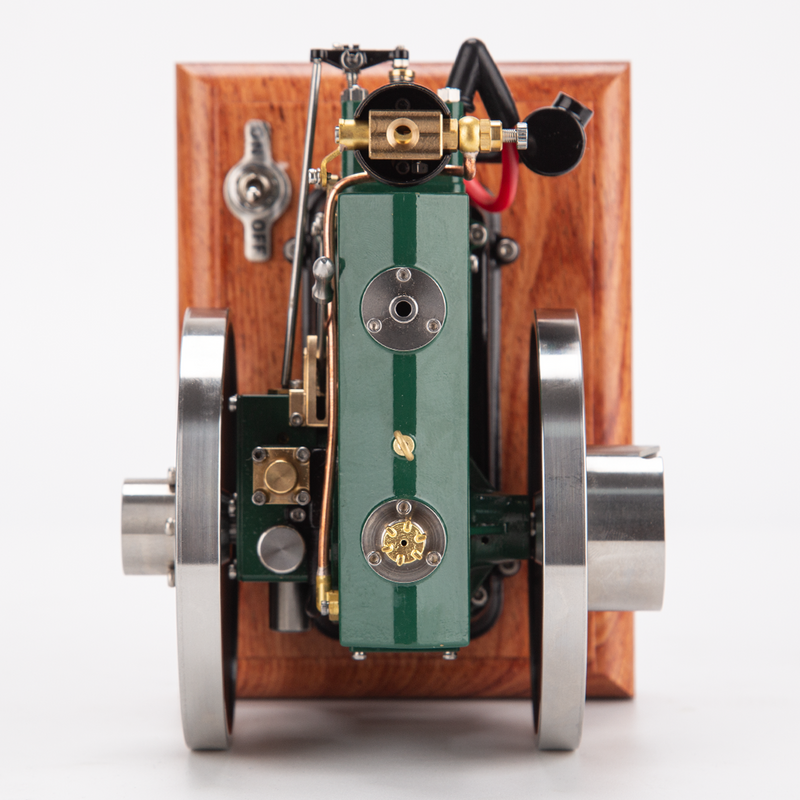 RETROL 1/8 3.6cc Vintage Gasoline Engine Trailer Mini Single Cylinder Four-Stroke ICE Model - stirlingkit