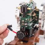 RETROL 1/8 3.6cc Vintage Gasoline Engine Trailer Mini Single Cylinder Four-Stroke ICE Model - stirlingkit