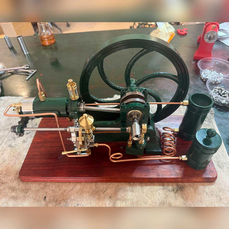 RETROL 16cc Horizontal 4-Stroke Diesel Stationary Engine Model Water-Cooled ICE Engine D16 - stirlingkit