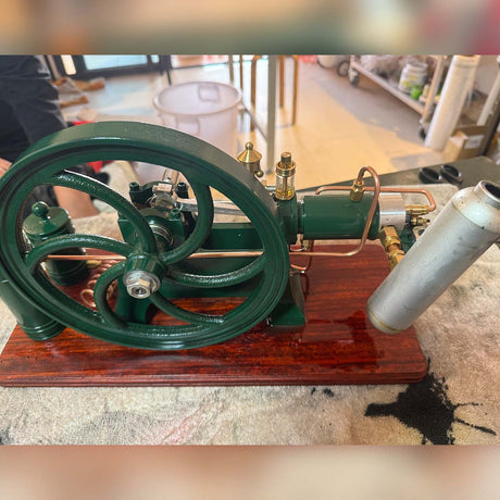 RETROL 16cc Horizontal 4-Stroke Diesel Stationary Engine Model Water-Cooled ICE Engine D16 - stirlingkit